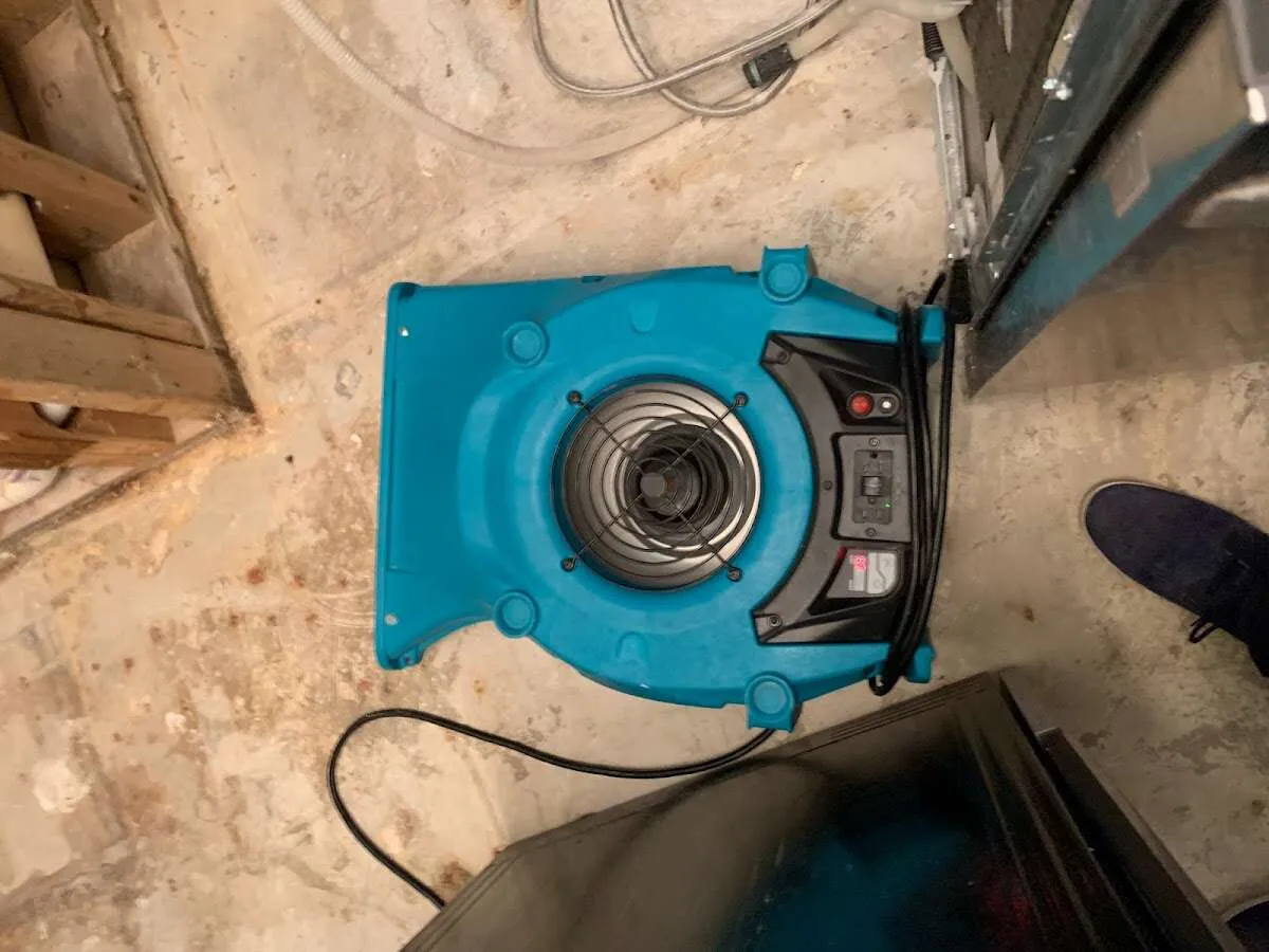 Air mover drying equipment for Mold Remediation & Removal in Maple Heights